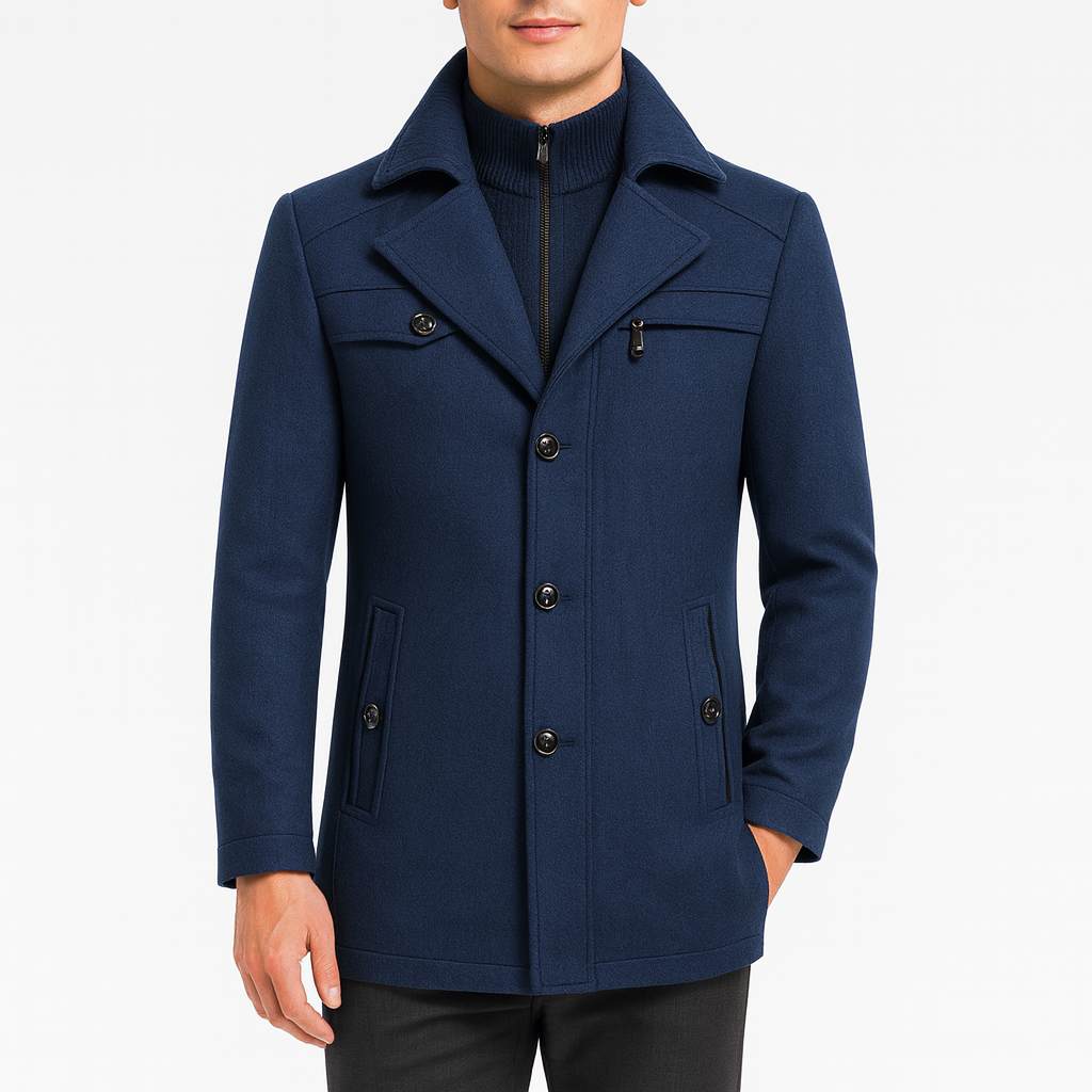 SMITH | Zip-Front Winter Trench Coat