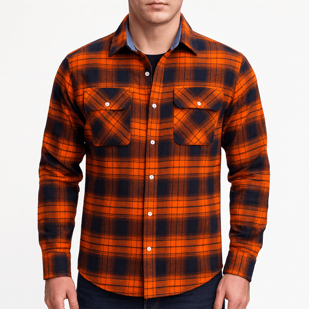 SMITH | Checked Flannel Shirt Jacket