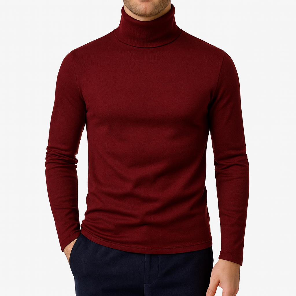Smith | Slim Fit Turtleneck Top