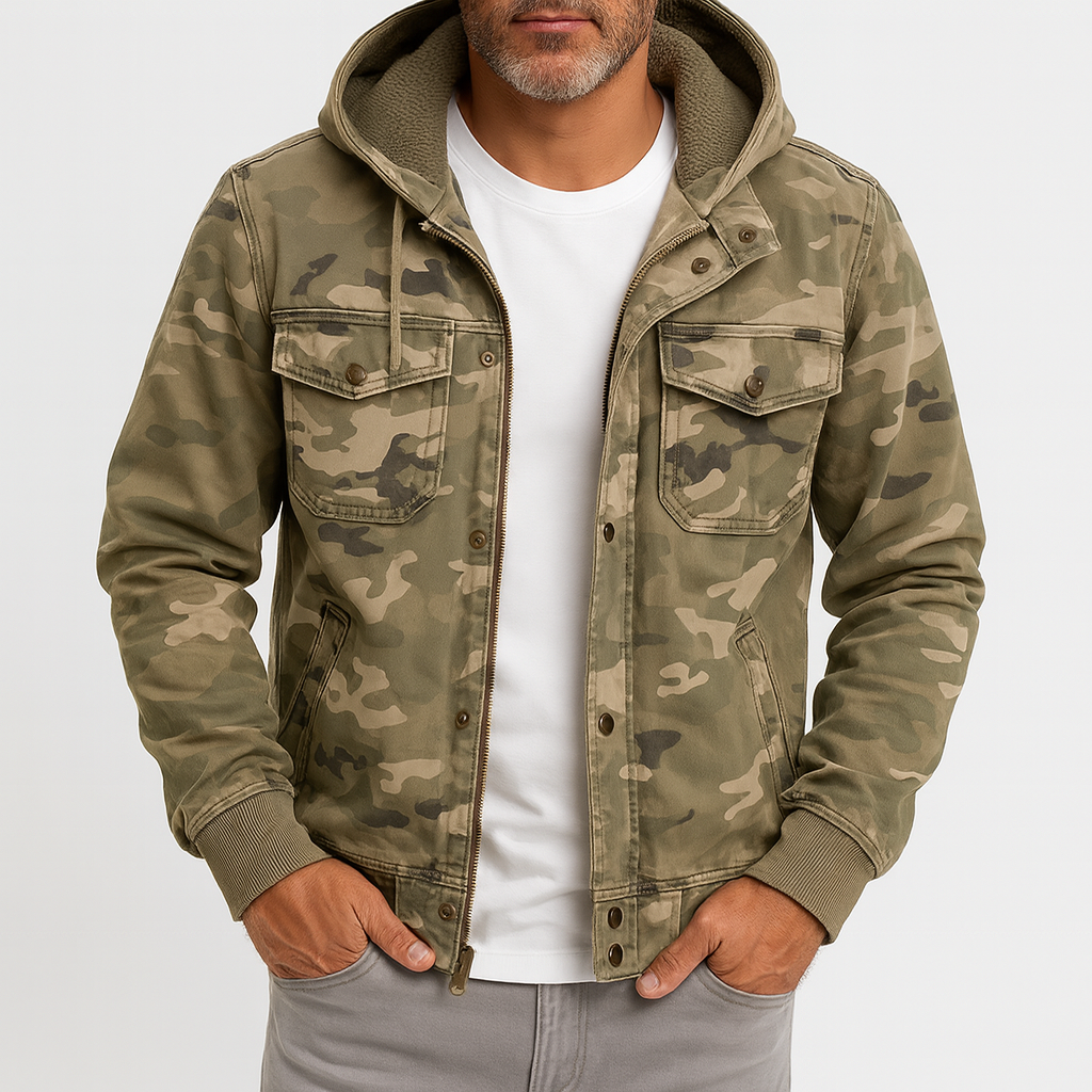 Smith | Camouflage Hooded Jacket