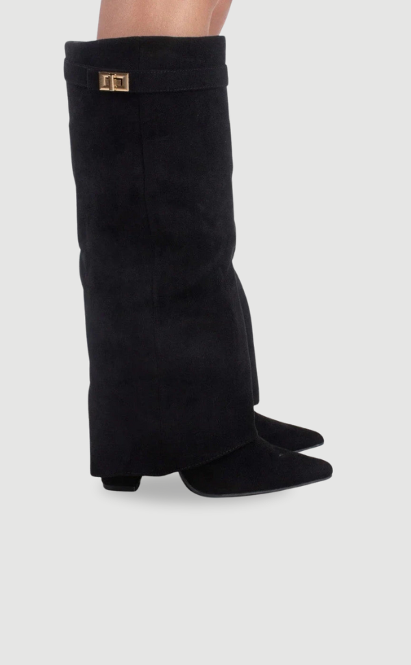 Women’s Outdoor Winter Buckle Thigh-High Boots
