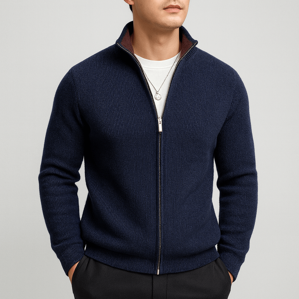 Smith | Knitted Zip Sweater