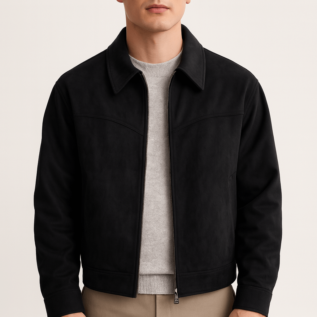 Smith | Suede Bomber Jacket