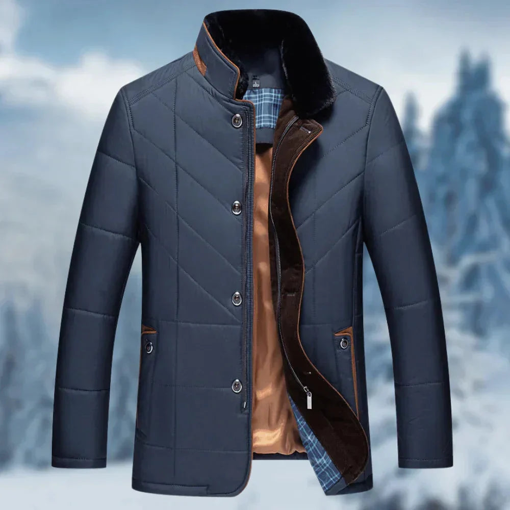 Men’s Versatile Thermal Quilted Insulation Winter Coat