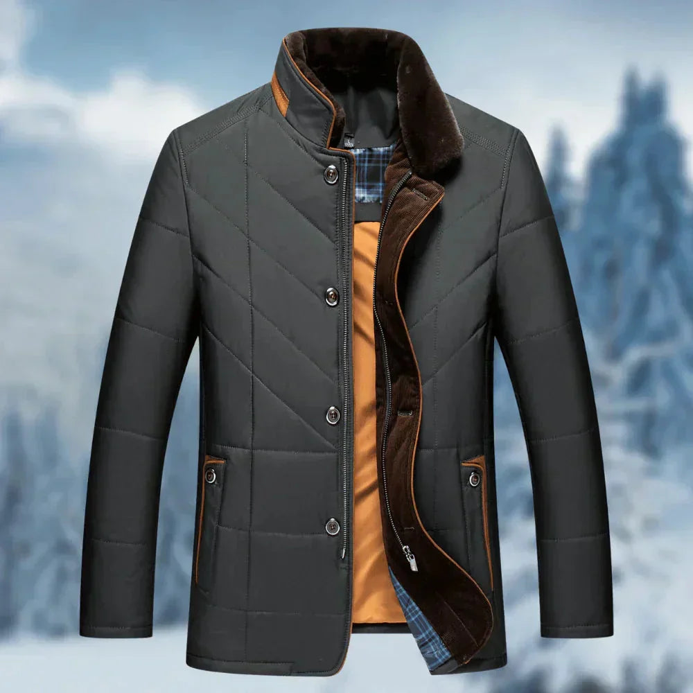 Men’s Versatile Thermal Quilted Insulation Winter Coat