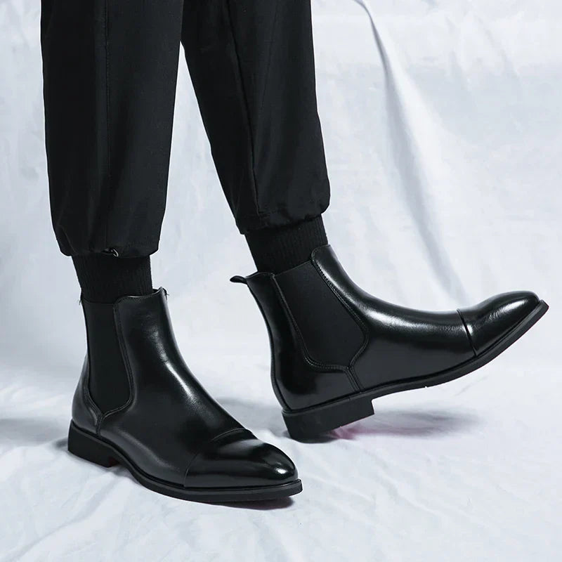 Men's Classic Practical Outdoor Polished Chelsea Boots
