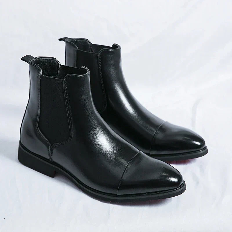 Men's Classic Practical Outdoor Polished Chelsea Boots