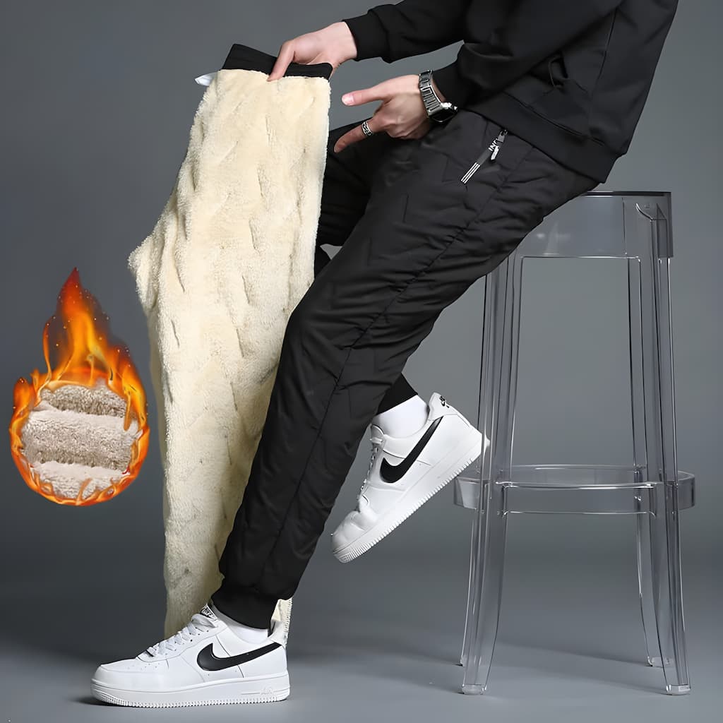 Women's Functional Waterproof Thermal Pants with Thick Sherpa Lining and Pockets