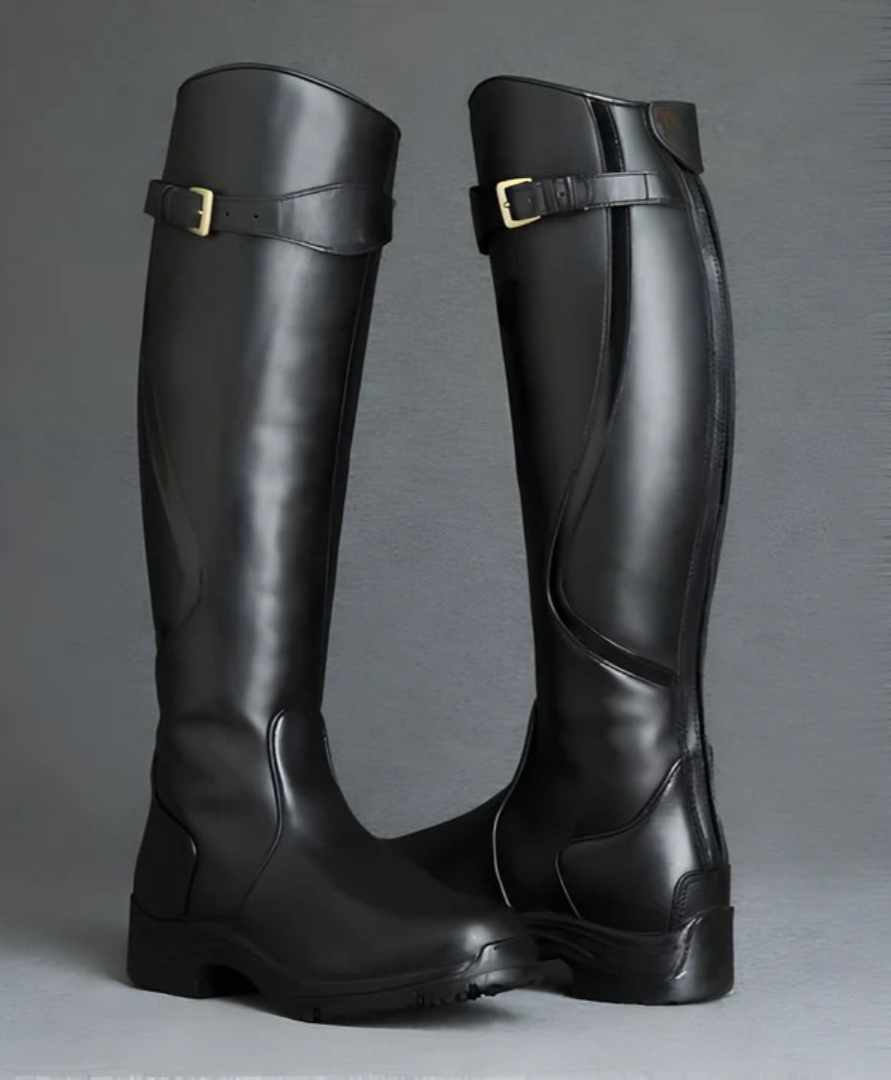 Women's Practical Equestrian Elegance Outdoor High Riding Boots