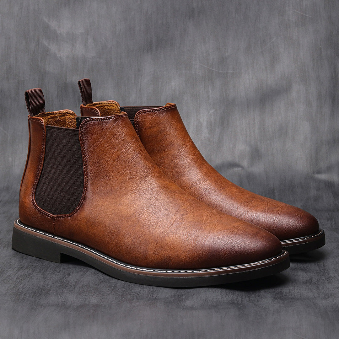 Men’s Stylish Durable Everyday Chelsea Boots with Elastic Side Panels
