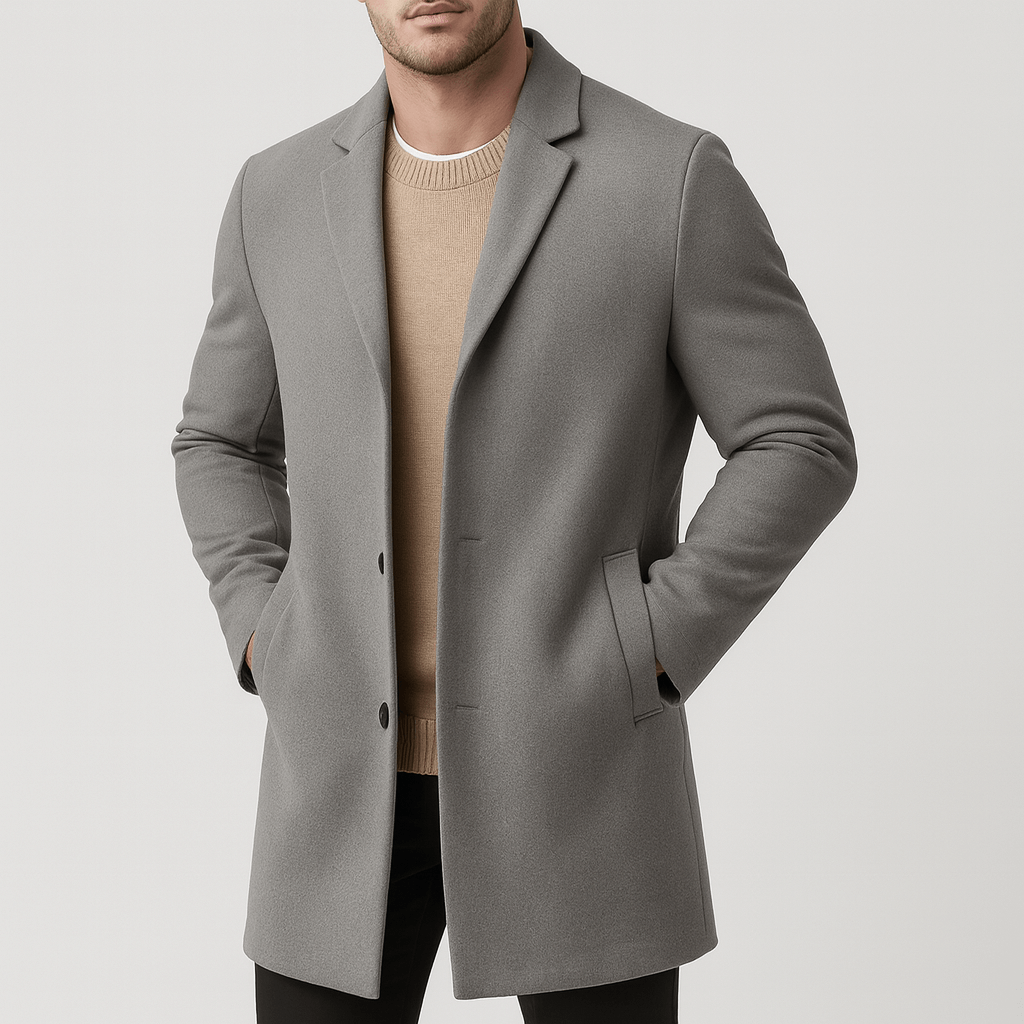 Smith | Tailored Hidden Button Trench Coat