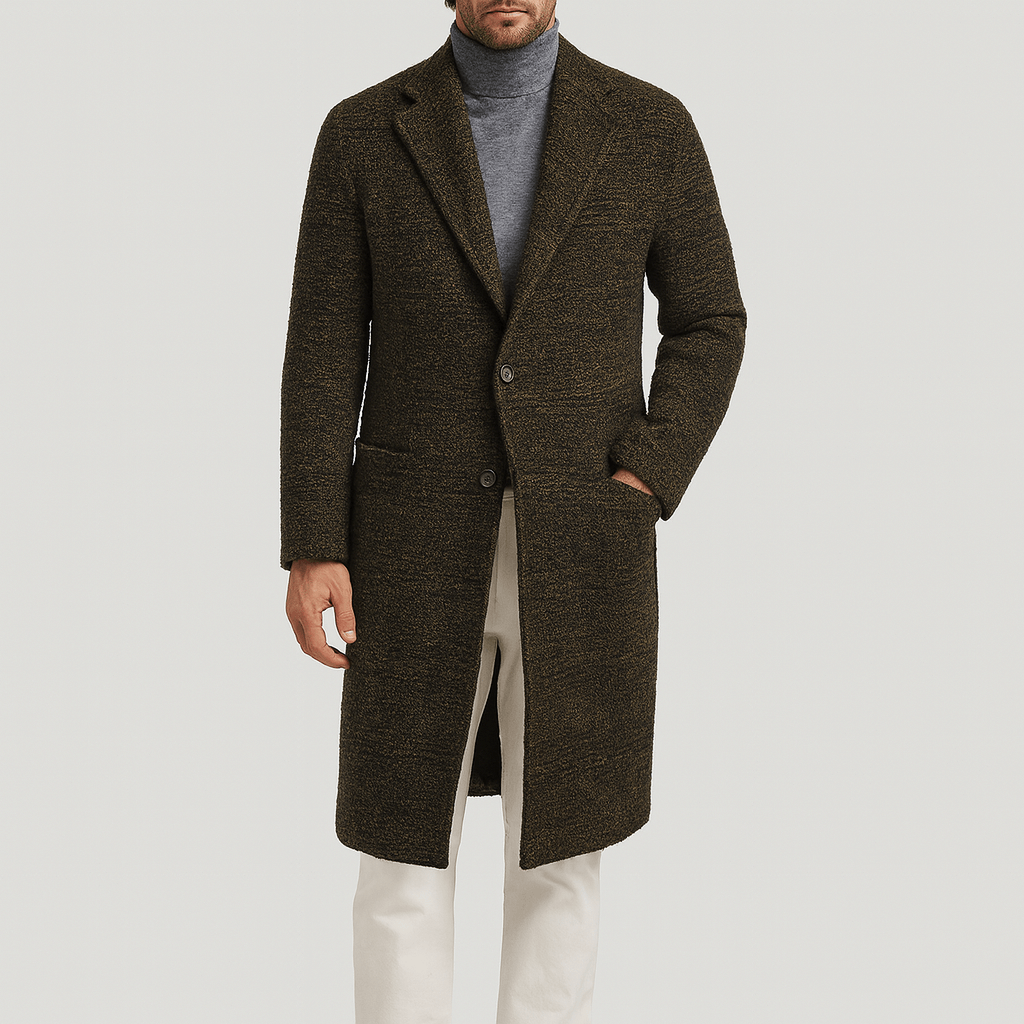 Smith | Checked Wool Overcoat
