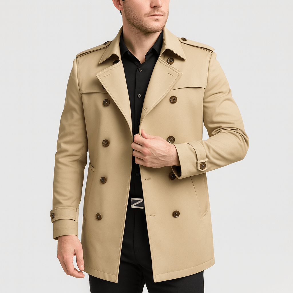 Smith | Double-Breasted Trench Coat