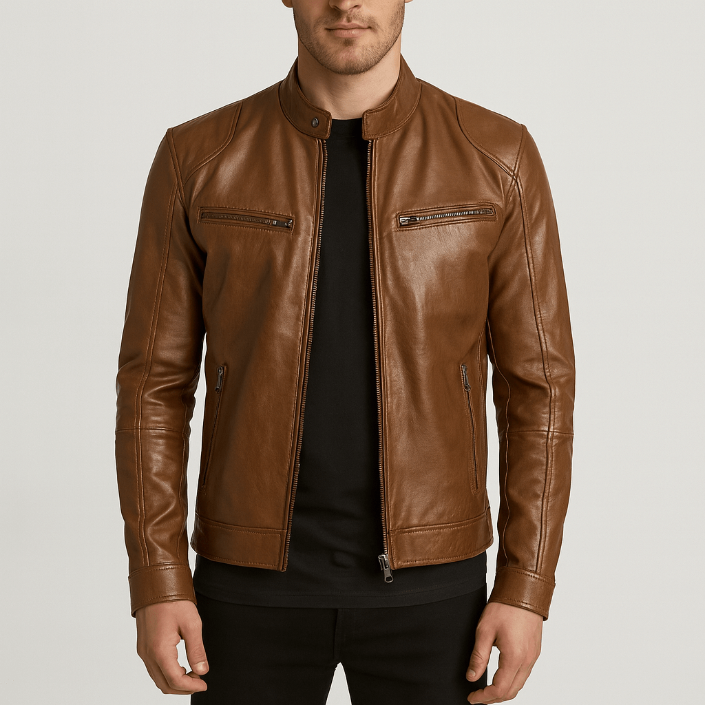Smith | Classic Leather Zip Jacket