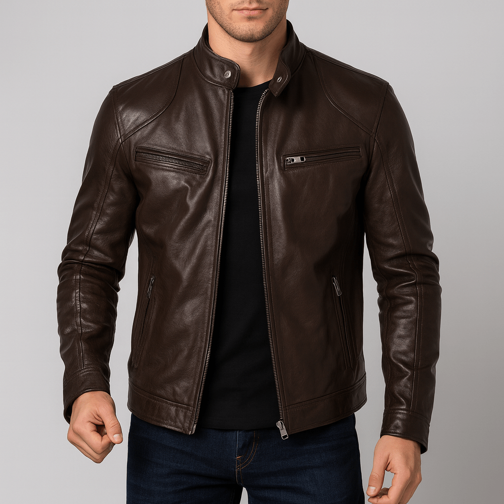 Smith | Classic Leather Zip Jacket