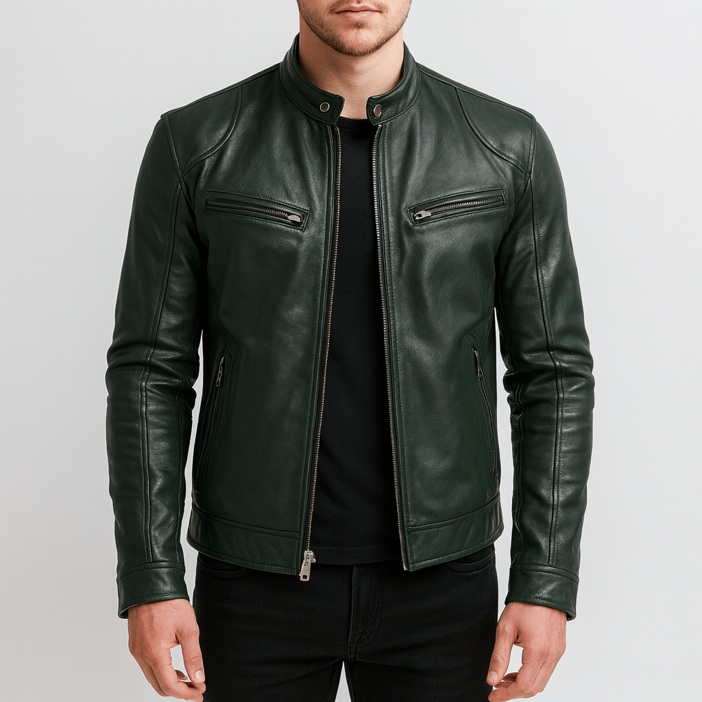 Smith | Classic Leather Zip Jacket