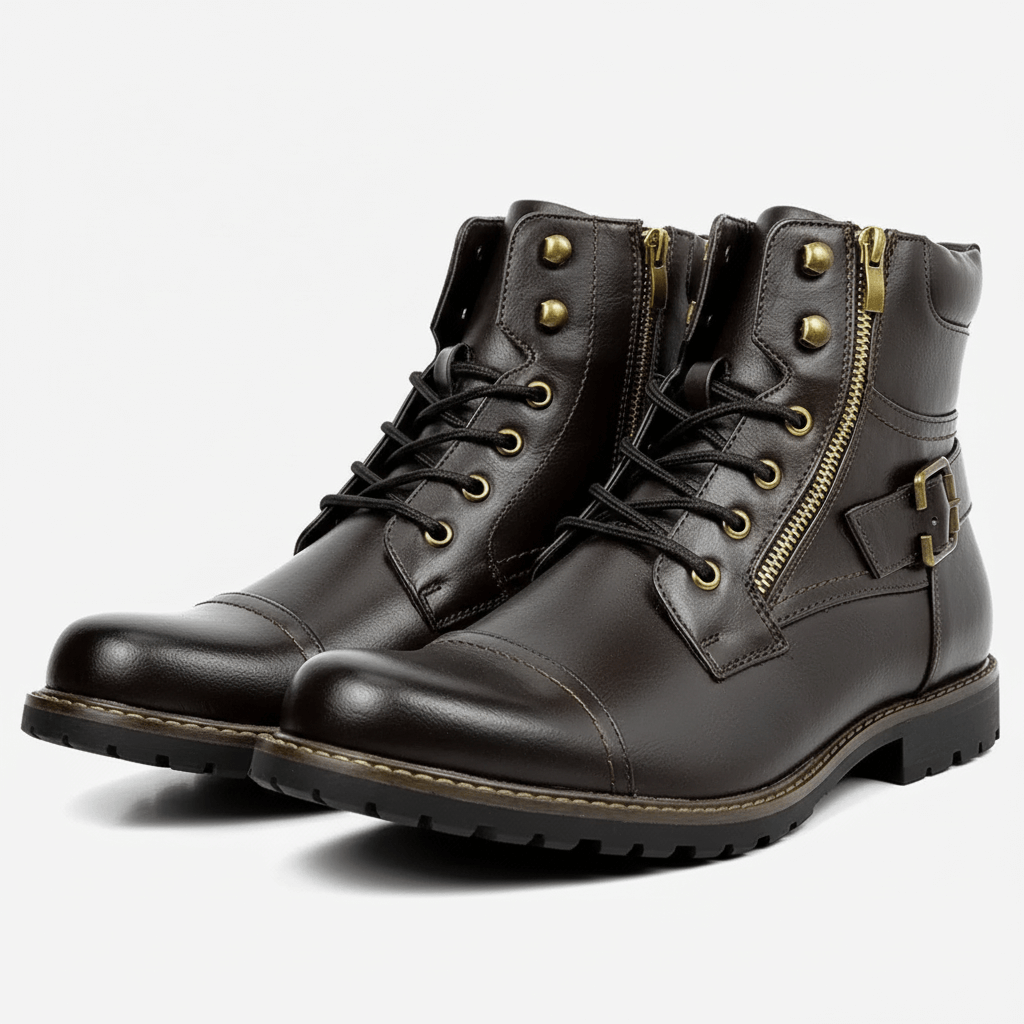 Smith | Lace-Up Leather Boots
