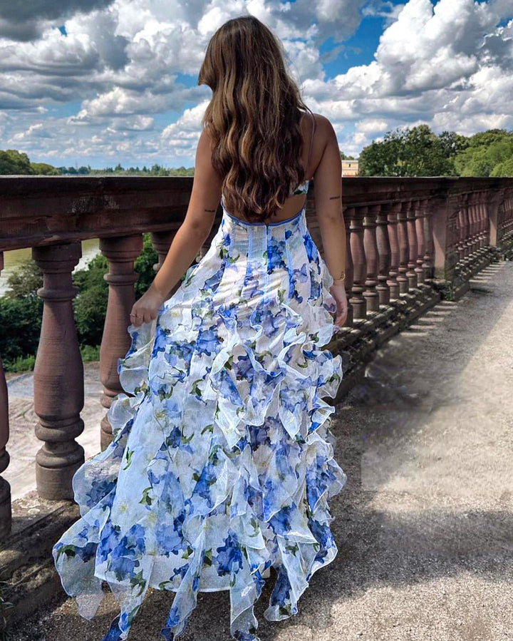 Isra Ruffled Floral Dress - Smith Fashion
