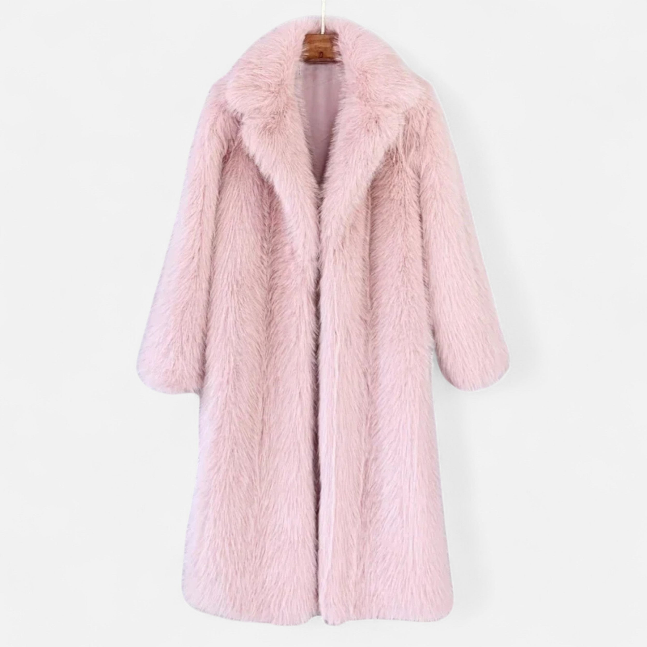 Women’s Timeless Long City Adventure Winter Faux Fur Overcoat