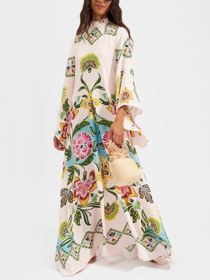 Sunshine Floral Print Flowing Maxi Dress - Smith Fashion